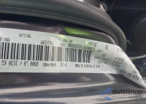 2016 Ram 1500 Sport z USA, uszkodzony, nr VIN 1C6RR7MTXGS283586